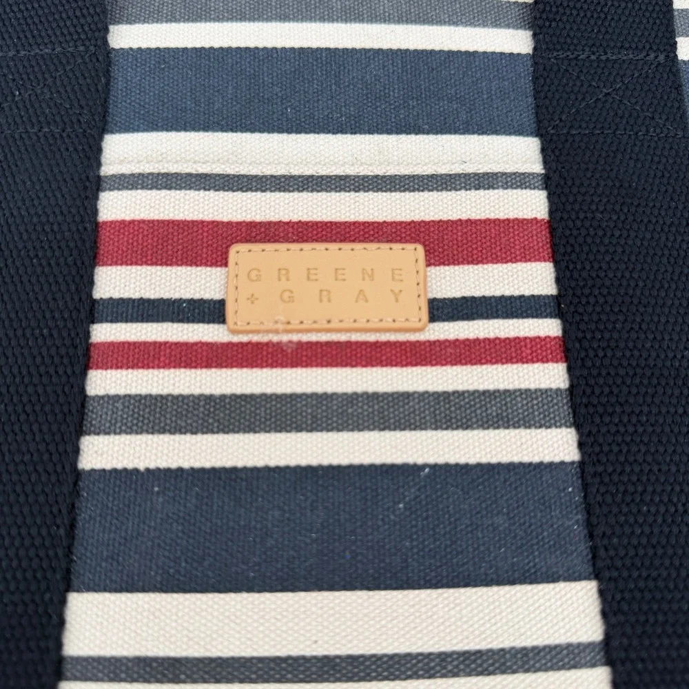 Greene & Gray‎ Brand NWT Striped Laptop Sleeve Nautical Preppy Academic Thin